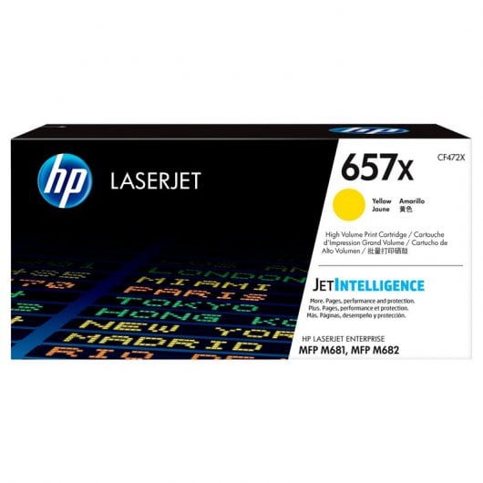 HP Cartuccia toner giallo originale ad alta capacità LaserJet 657X