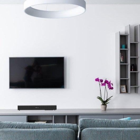 Barra de Som NGS SB40 2.0 40W Bluetooth 5.0 USB Óptica Preta