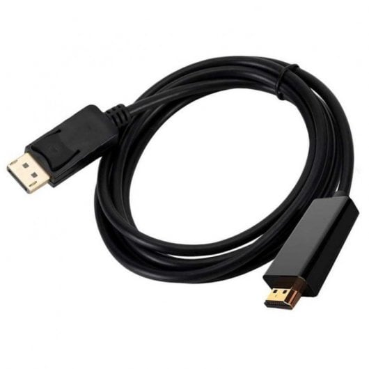 OcioDual Displayport DP auf HDTV-Kabel, 1,8 m, Schwarz, 4K-Auflösung, Stecker für Monitor, Projektor