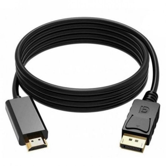 OcioDual Displayport DP auf HDTV-Kabel, 1,8 m, Schwarz, 4K-Auflösung, Stecker für Monitor, Projektor
