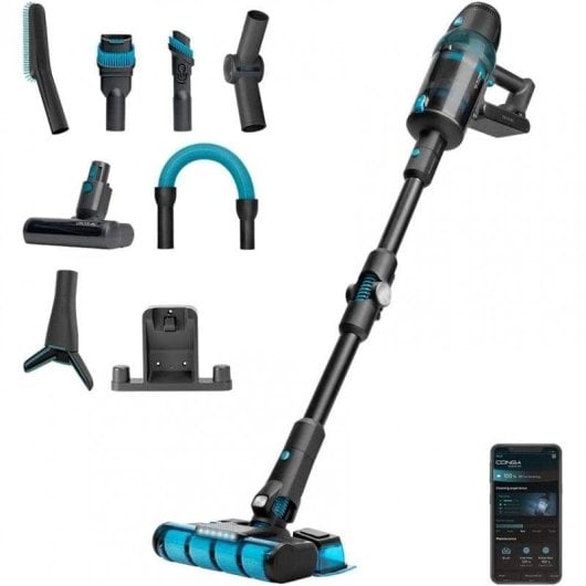 Cecotec Conga RockStar 2500 Ultimate ErgoWet Connected Aspirador Escoba