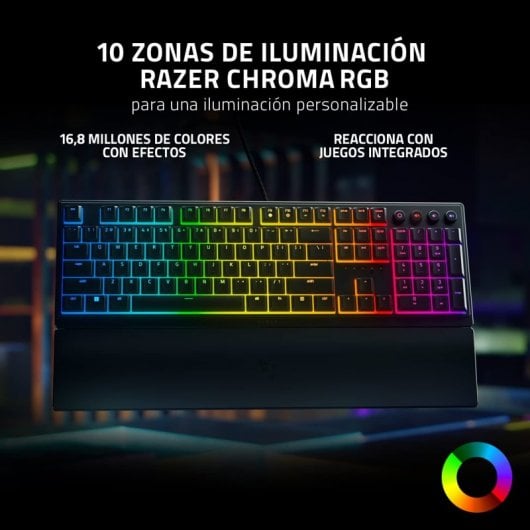 Razer Ornata V3 Teclado Gaming Híbrido RGB