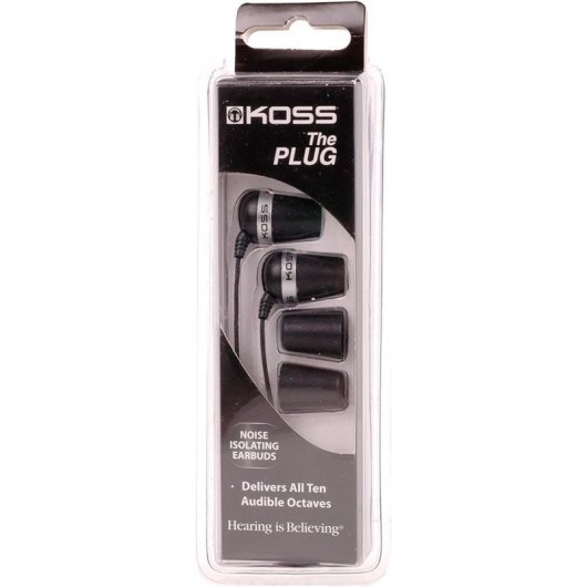 Cuffie cablate Koss Plug Classic nere