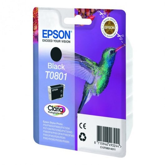 Cartucho de Tinta Original Epson T0801 Negro