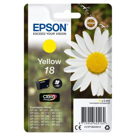 Cartuccia per Stampanti Epson 18 Giallo Originale