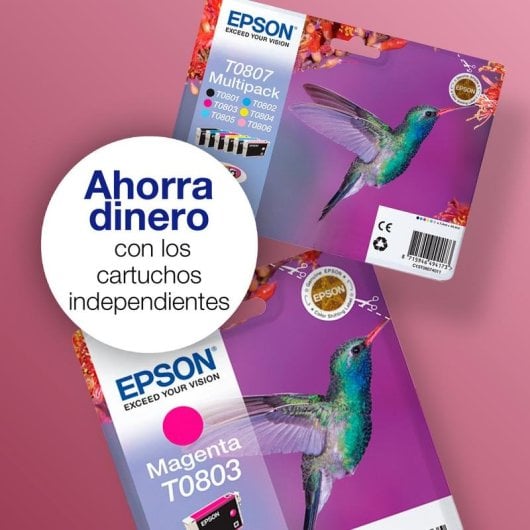 Cartucho de Tinta Epson T0805 Ciano Claro