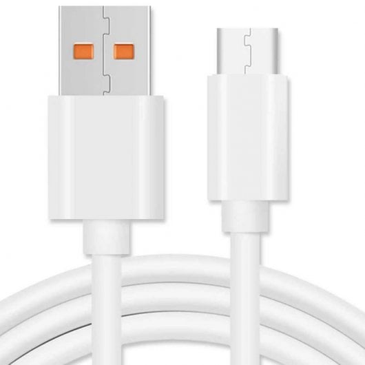 OcioDual Cable de Carga/Datos USB-C a USB 2.0 Carga Rápida 1m Blanco