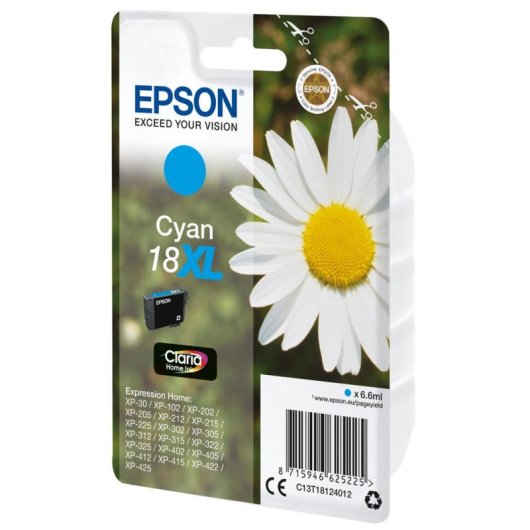 Cartucho de Tinta Original Epson 18 XL Cian