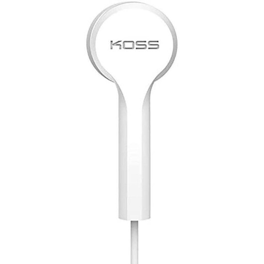 Auriculares Koss KEB9i con cable Jack 3,5 mm para llamadas y música blancos