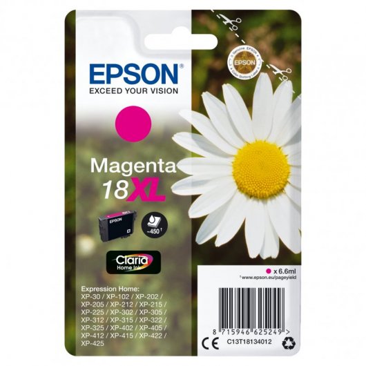 Cartucho de Tinta Original Epson 18 XL Magenta