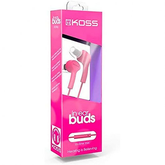 Koss KEB9i Auriculares con Micrófono Rosas
