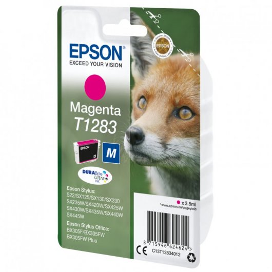 Cartucho de Tinta Original Epson T1283 Magenta