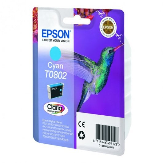 Epson Hummingbird T0802 Druckerpatrone 1 Stück(e) Original