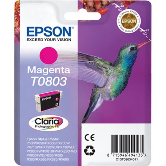 Cartouche d'encre Epson T0803 Magenta Original