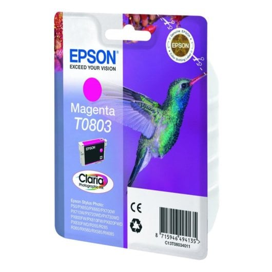 Cartouche d'encre Epson T0803 Magenta Original