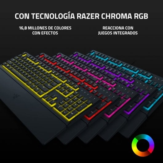 Razer Ornata V3 X Teclado Gaming RGB Negro