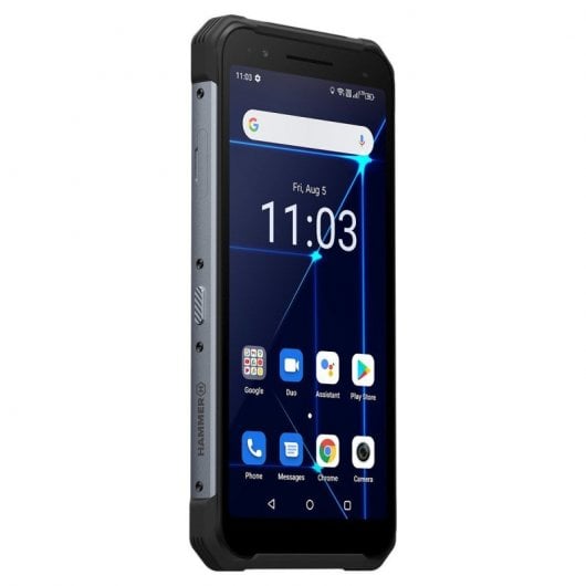 Hammer Construction 6/128GB Rugerizado Negro/Plata Libre