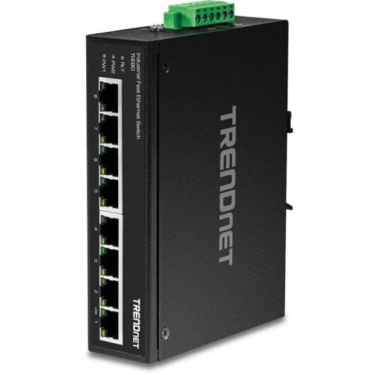 Trendnet TI-E80 Switch Unmanaged Fast Ethernet 8 Ports Schwarz