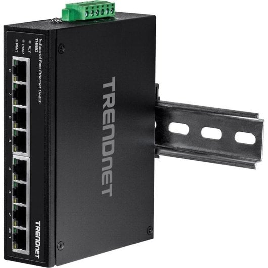 Trendnet TI-E80 Switch Unmanaged Fast Ethernet 8 Ports Schwarz