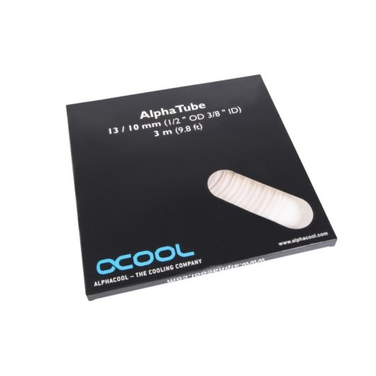 Refrigeración Líquida Alphacool AlphaTube HF 3 m 13 mm Transparente PVC