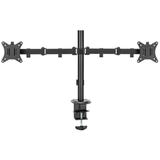 iggual SPM02 Suporte Monitor 2 Braços Mesa 17 a 32'' VESA 75x75 a 100x100 Máx 9Kg