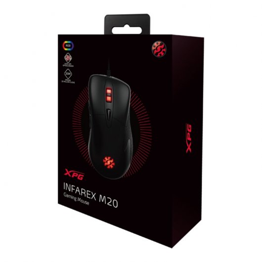 XPG INFAREX M20 Rato Gaming 5000 DPI Preto