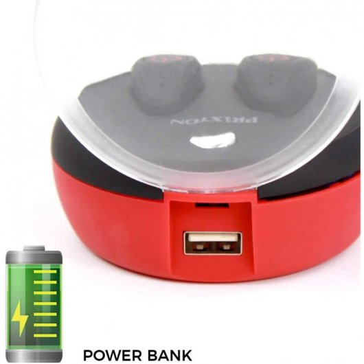 Écouteurs Bluetooth Prixton Oyster TWS200 Noir