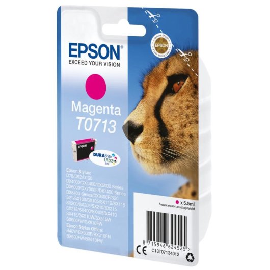 Tintenpatrone Epson DURABrite Ultra Ink T0713 Magenta Original 5,5ml