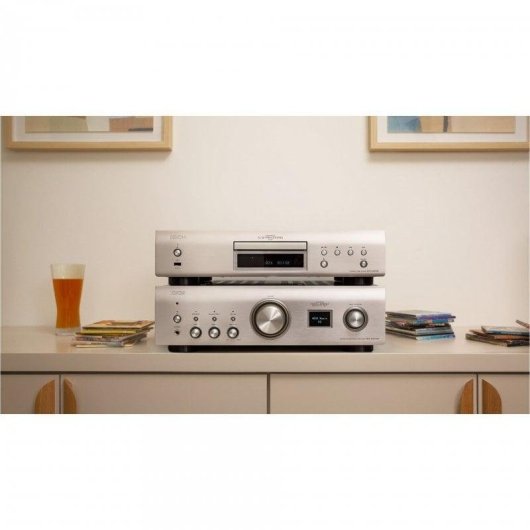 Reproductor CD Denon DCD-900NE USB FLAC DSD AL32 Plata 24-bit/192kHz