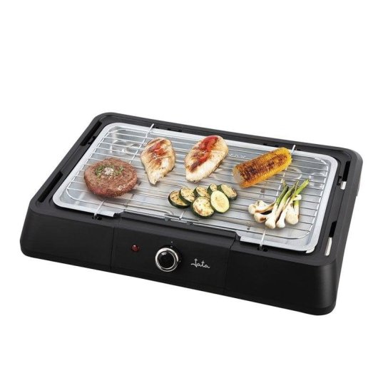 Barbecue Jata JEBQ1001 électrique 2200W inox 2 modes cuisson grille réglable