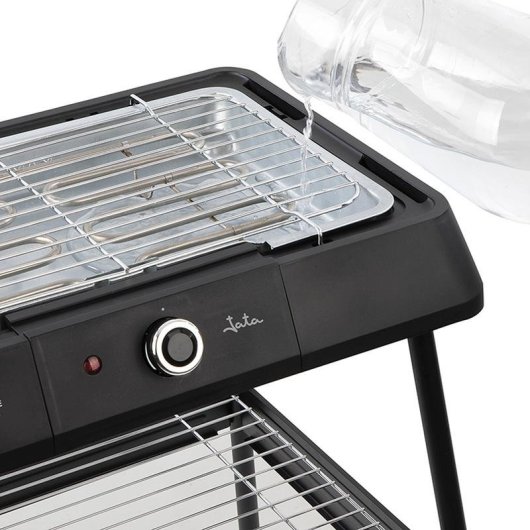 Barbecue Jata JEBQ1001 électrique 2200W inox 2 modes cuisson grille réglable
