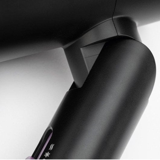 Phon Pieghevole Jata JBSC1430 2200W 3 Velocità Compatto Accessori Nero