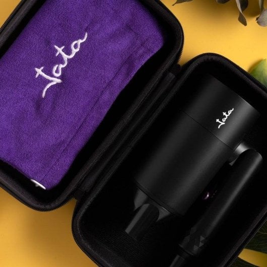 Phon Pieghevole Jata JBSC1430 2200W 3 Velocità Compatto Accessori Nero