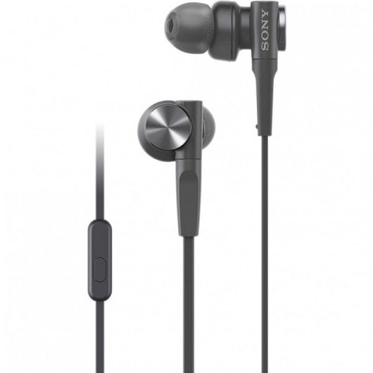 Sony MDR-XB55AP Kopfhörer mit Mikrofon, Schwarz