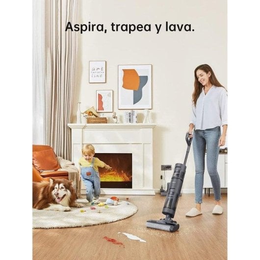 Aspirador sem Fio Dreame H12 200W 35min Lava e Aspira Depósito 0.9L Autolimpeza