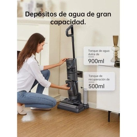 Aspirador sem Fio Dreame H12 200W 35min Lava e Aspira Depósito 0.9L Autolimpeza