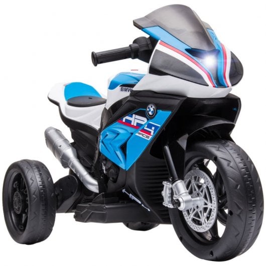 Homcom Moto Eléctrica con Licencia BMW HP4 6V Azul para Niños de +18 Meses