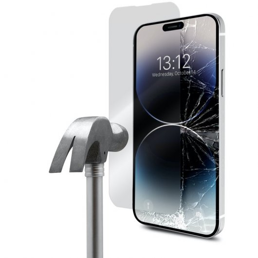 PcCom Essential Protector Cristal Templado para iPhone 14 Pro Max