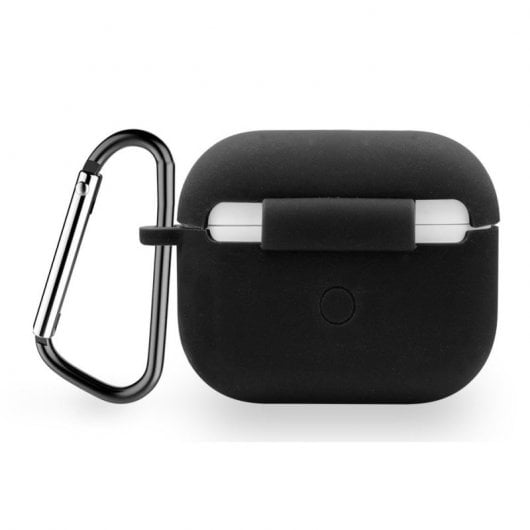 PcCom Essential Funda Protectora para AirPods 3 Negra