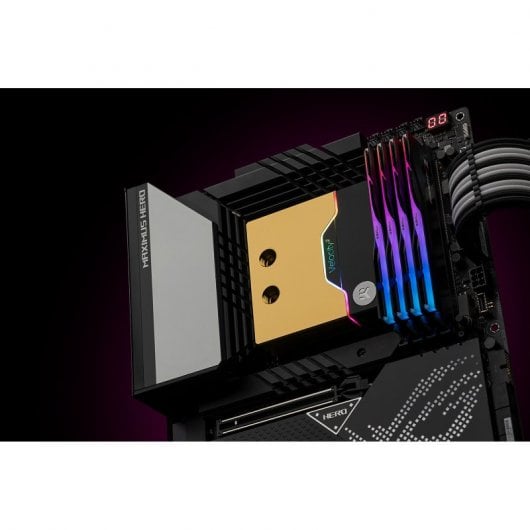 EKWB EK-Quantum Velocity2 D-RGB 1700 Nickel + Gold Bloque CPU para Intel LGA 1700