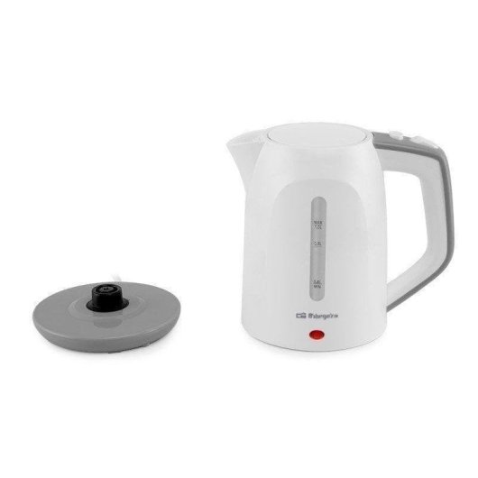 Tetera eléctrica Orbegozo KT 5011 1L 1100W base 360º filtro extraíble