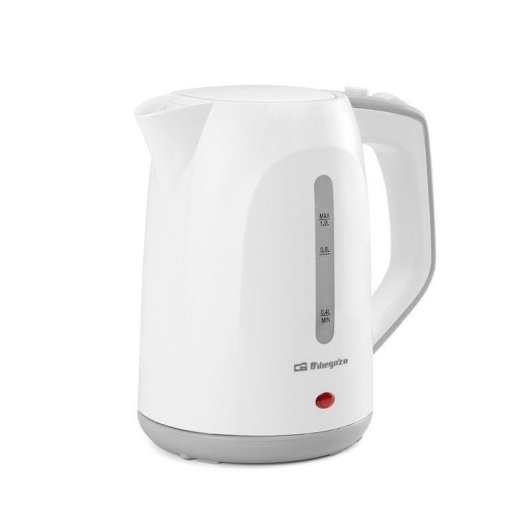 Tetera eléctrica Orbegozo KT 5011 1L 1100W base 360º filtro extraíble