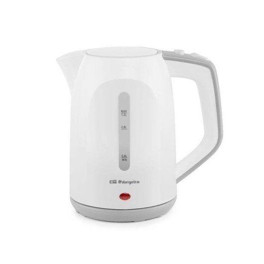 Tetera eléctrica Orbegozo KT 5011 1L 1100W base 360º filtro extraíble