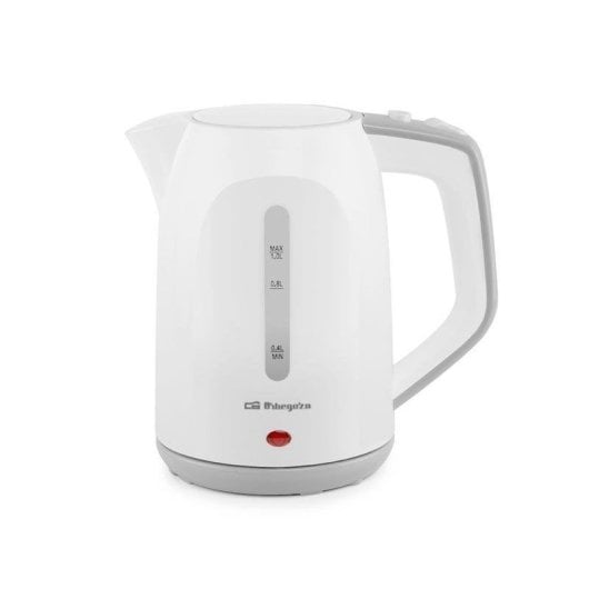 Orbegozo KT 5011 Hervidor de Agua 1L 1100W Blanco Libre de BPA