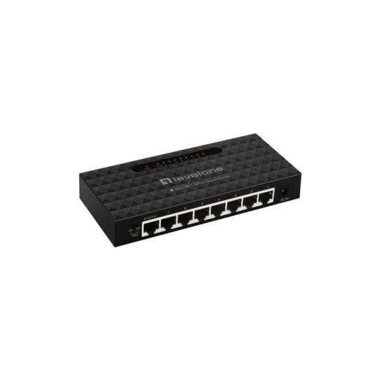 Switch Level One GEU-0821 8 Ports Gigabit Ethernet Managed Wandmontage