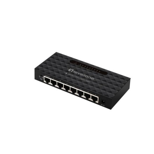 Switch Level One GEU-0821 8 Ports Gigabit Ethernet Managed Wandmontage