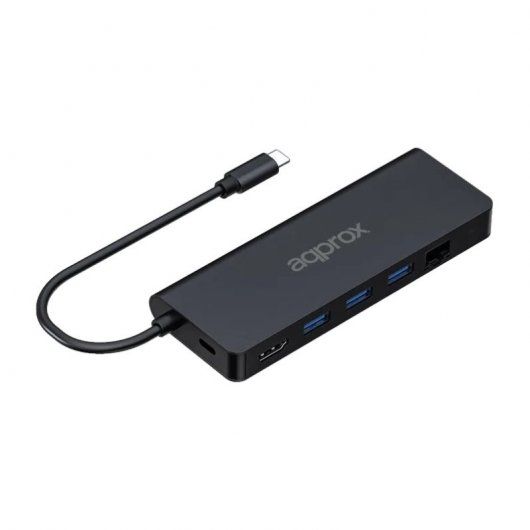 Approx APPC53 Adaptador HUB USB-C 8 em 1 Multiportas