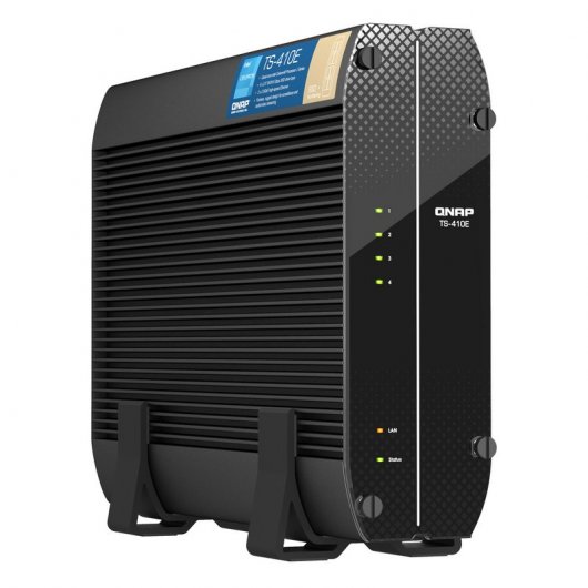QNAP TS-410E NAS Tower Intel® Celeron® J6412 8 GB 0 TB QNAP QTS Schwarz