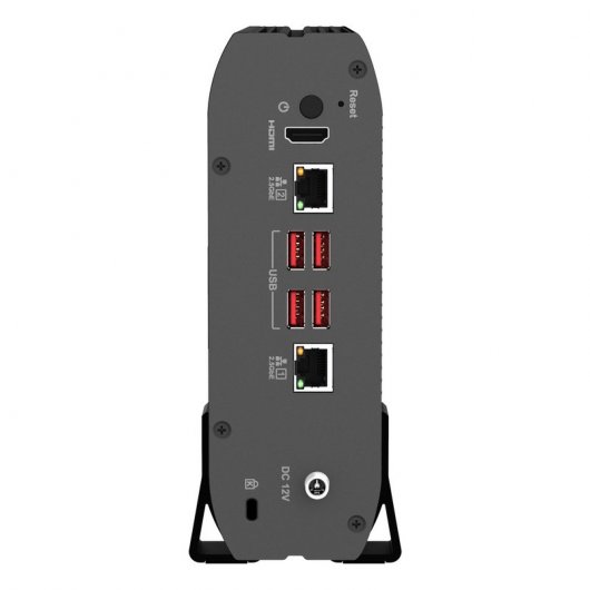 QNAP TS-410E NAS Tower Intel® Celeron® J6412 8 GB 0 TB QNAP QTS Schwarz