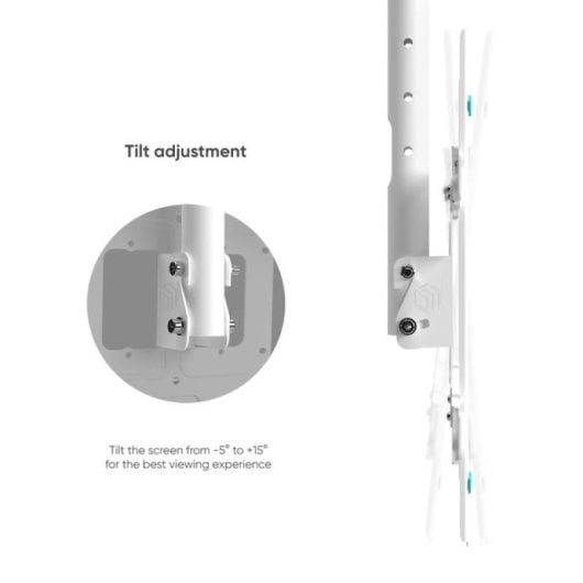 Onkron N1L-W Soporte de Techo 32"-80", 68 kg max, VESA 100x100-600x400, Altura Regulable